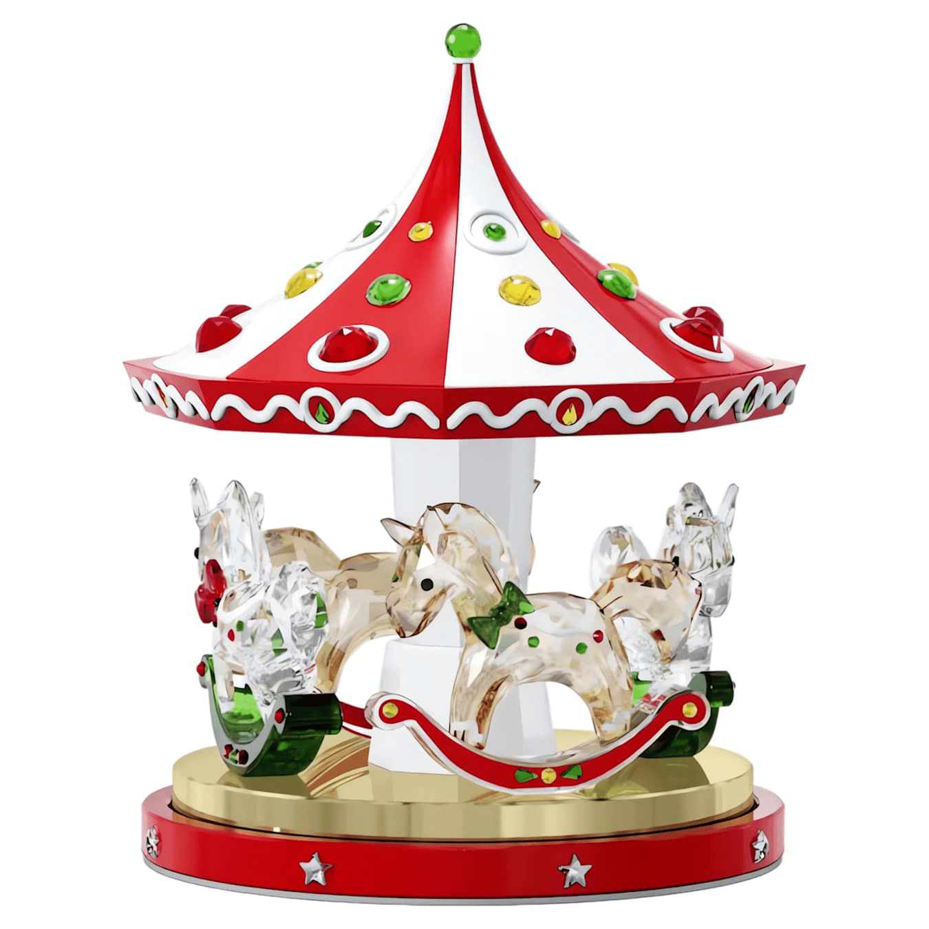 Swarovski Ornament : Holiday Cheers:Carousel -Swarovski