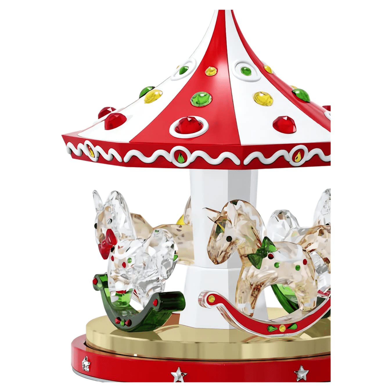 Swarovski Ornament : Holiday Cheers:Carousel -Swarovski