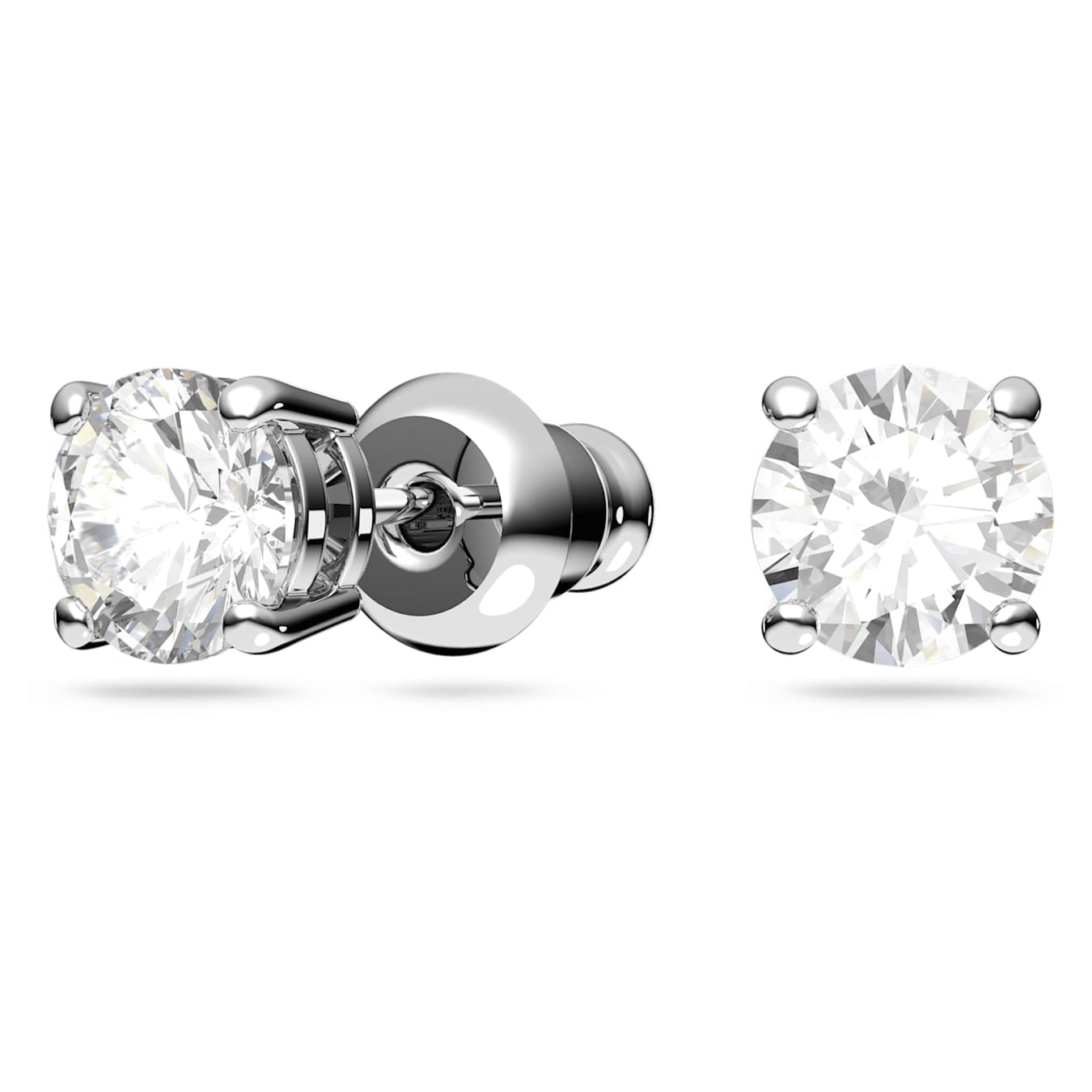 Swarovski Stella set Mixed cuts, Star, White, Rhodium plated -Swarovski