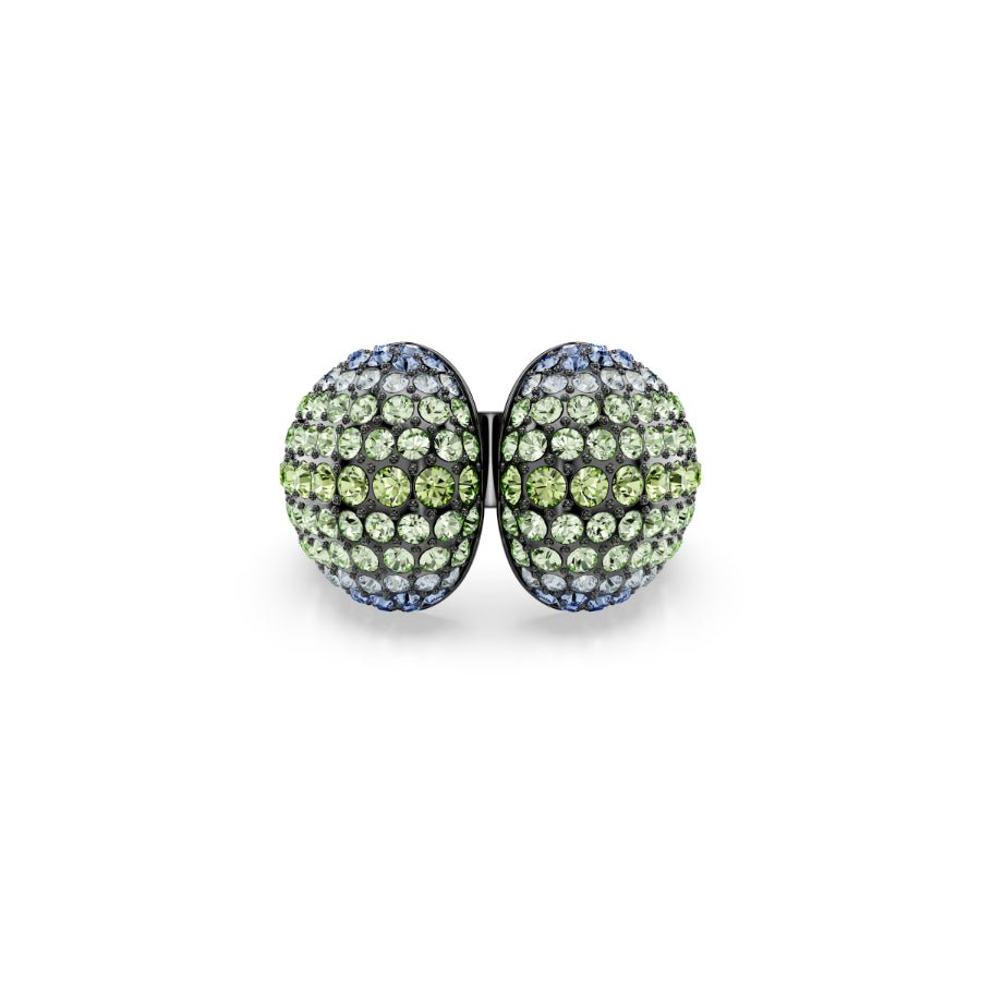 Swarovski Sublima Cocktail Ring, Round Cut, Multicolored, Ruthenium Plated -Swarovski