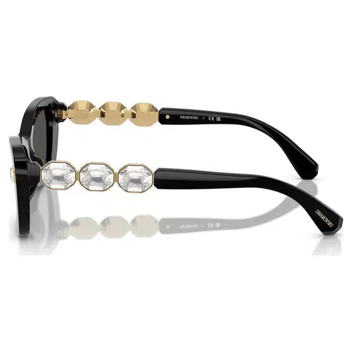 Swarovski Sunglasses Butterfly Shape, SK6033, Black -Swarovski