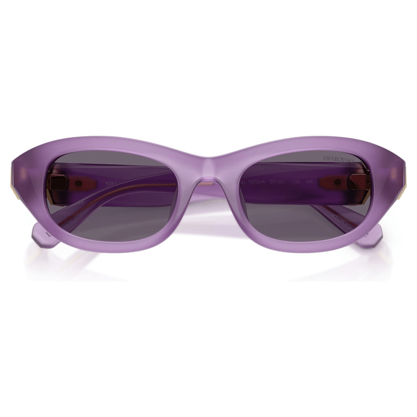 Swarovski Sunglasses, Pillow shape, Purple -Swarovski