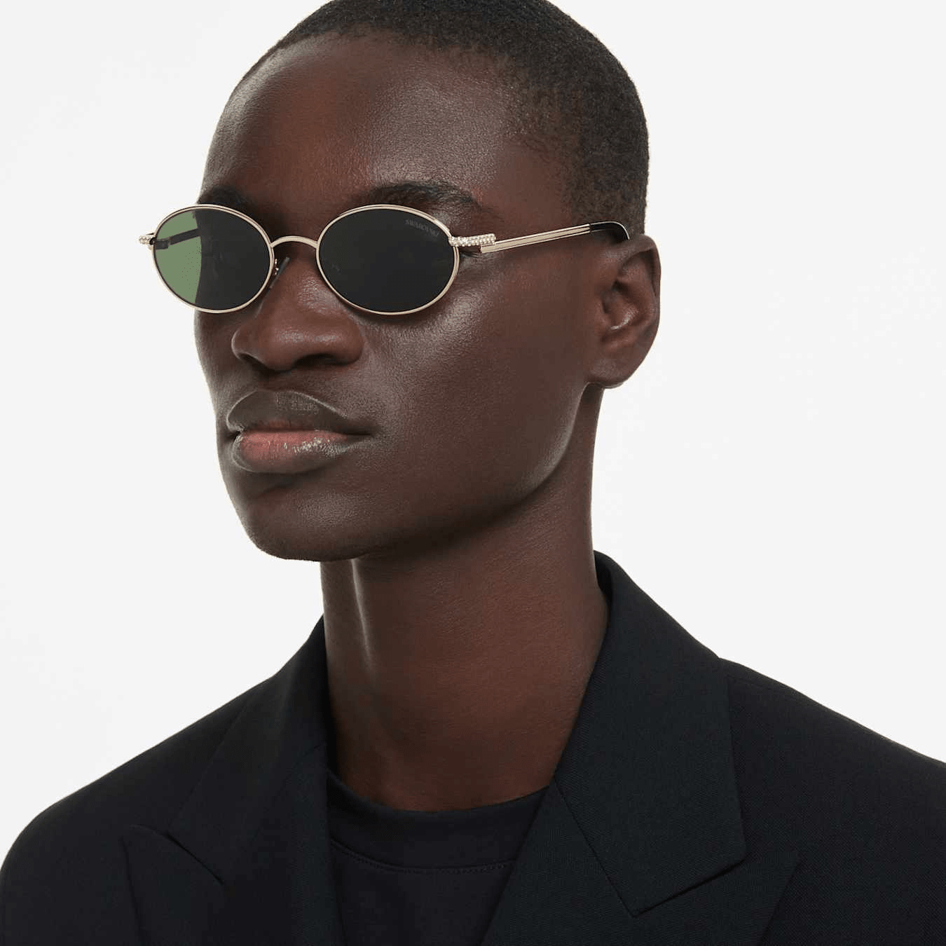 Swarovski Sunglasses, Round shape, Green -Swarovski