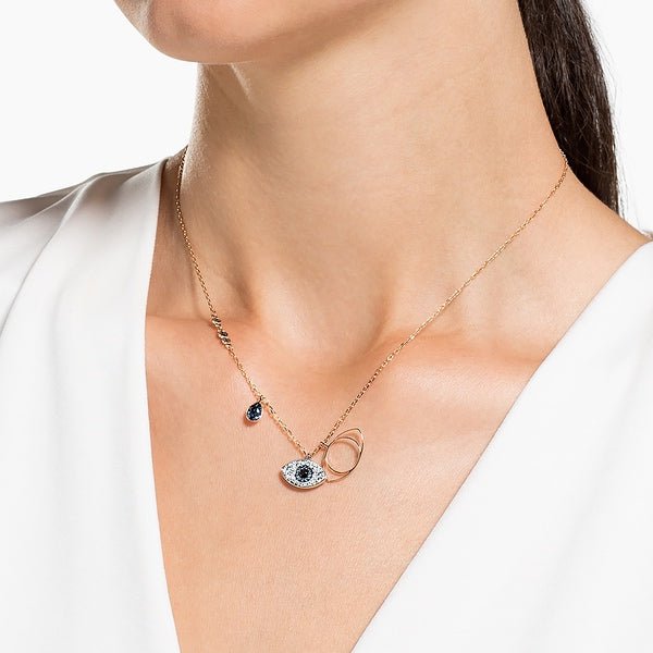 Swarovski Symbolic Evil Eye Pendant -Swarovski