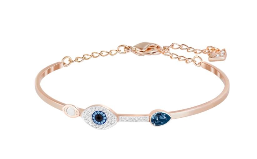 Swarovski Symbolica Evil Eye Bangle -Swarovski