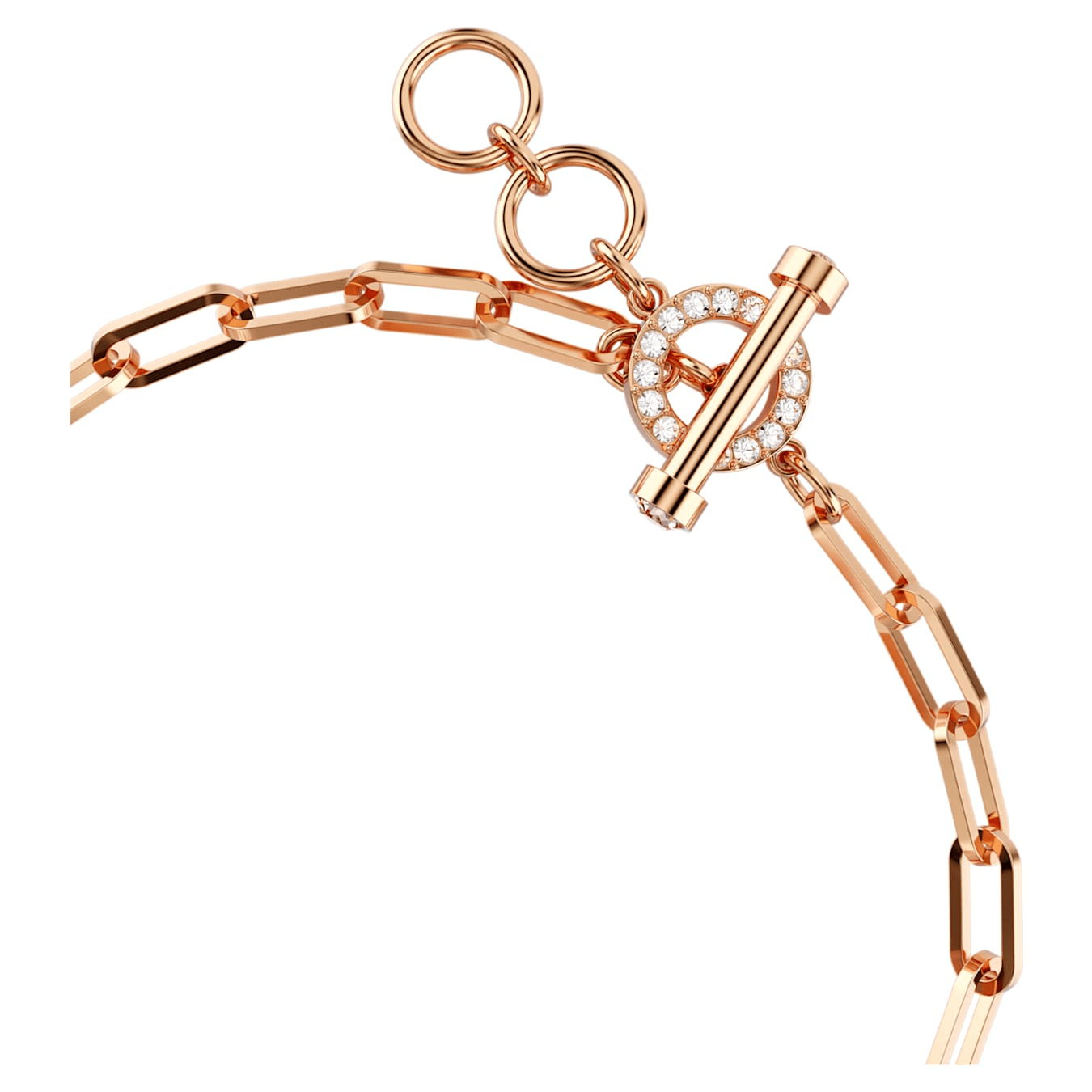 Swarovski Teddy bracelet Bear, Pink, Rose gold-tone plated -Swarovski