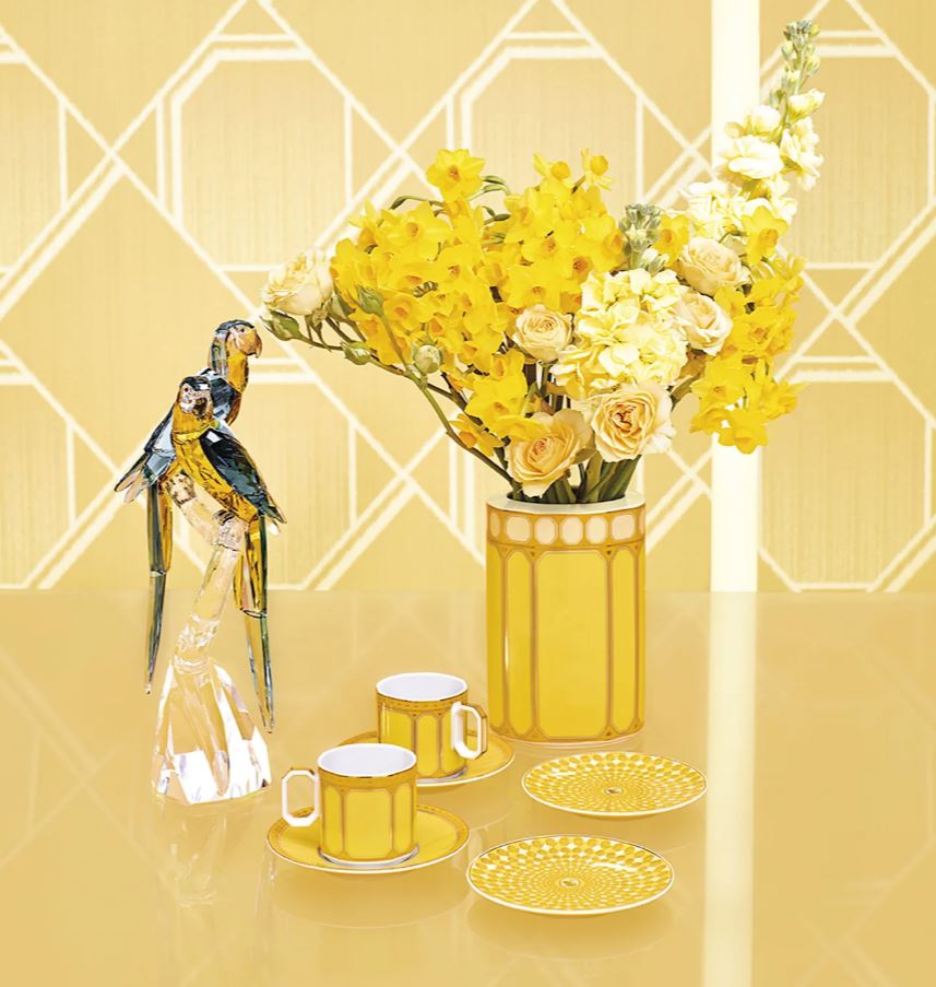 Swarovski x Rosenthal Signum Azure + Jonquil Espresso cup -Rosenthal