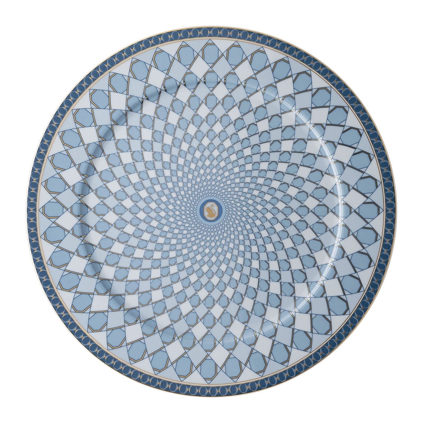 Swarovski x Rosenthal Signum Azure Service Plate -Rosenthal