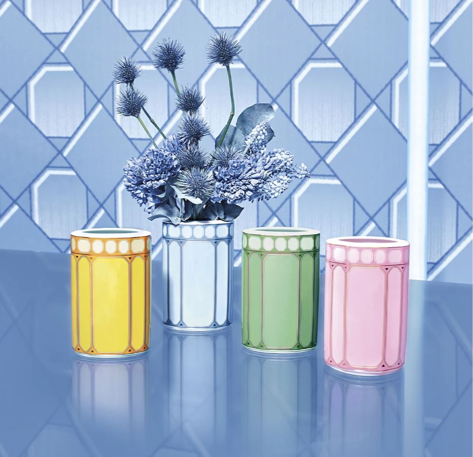 Swarovski x Rosenthal Signum Azure Vase 15cm -Rosenthal