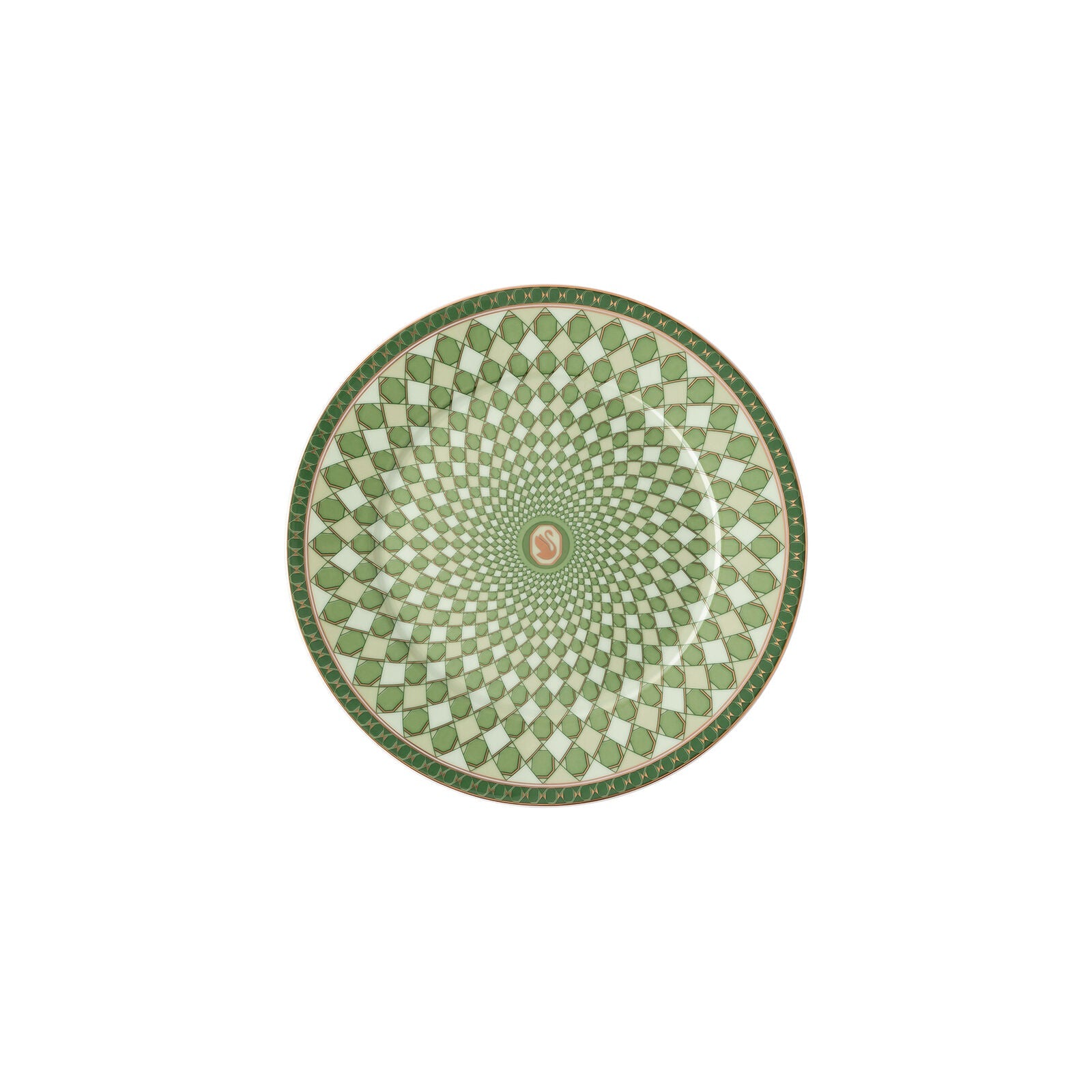 Swarovski x Rosenthal Signum Fern Bread and Butter 18cm Plate -Rosenthal