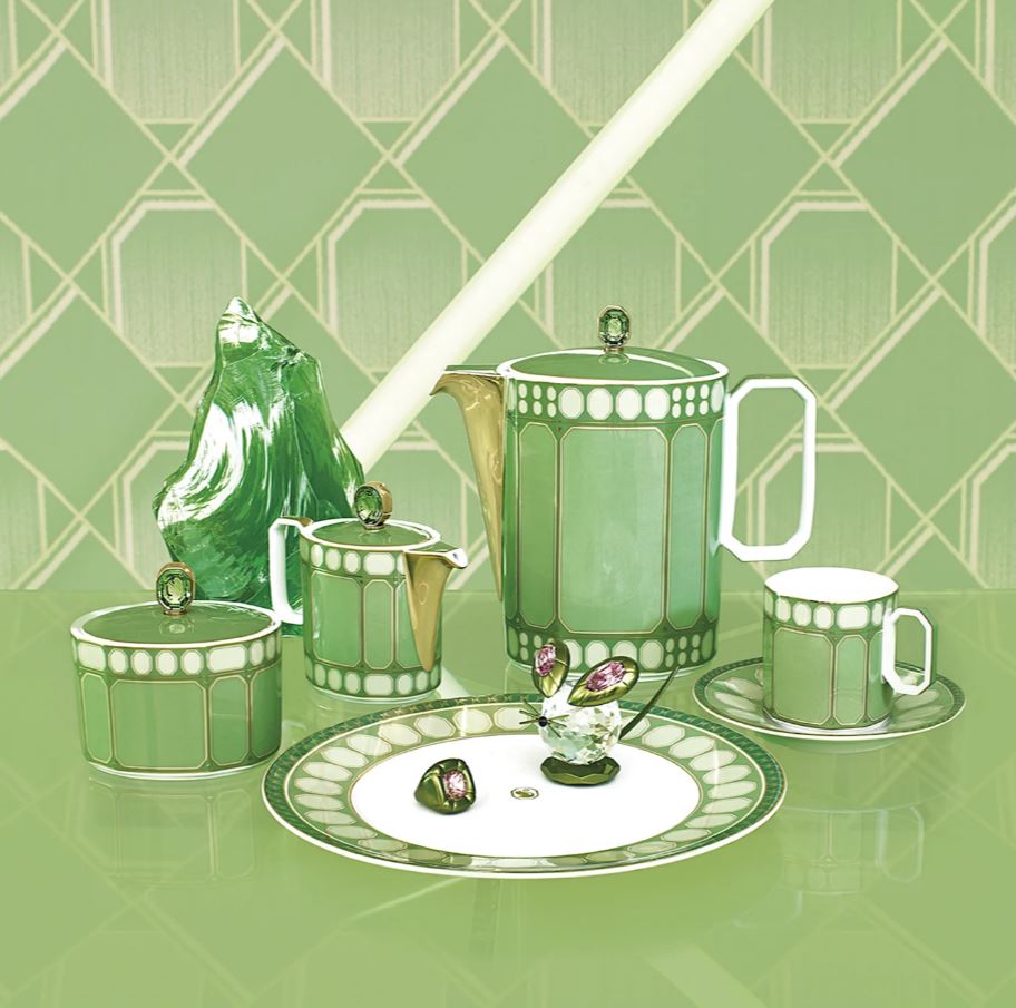 Swarovski x Rosenthal Signum Fern Coffee pot -Rosenthal