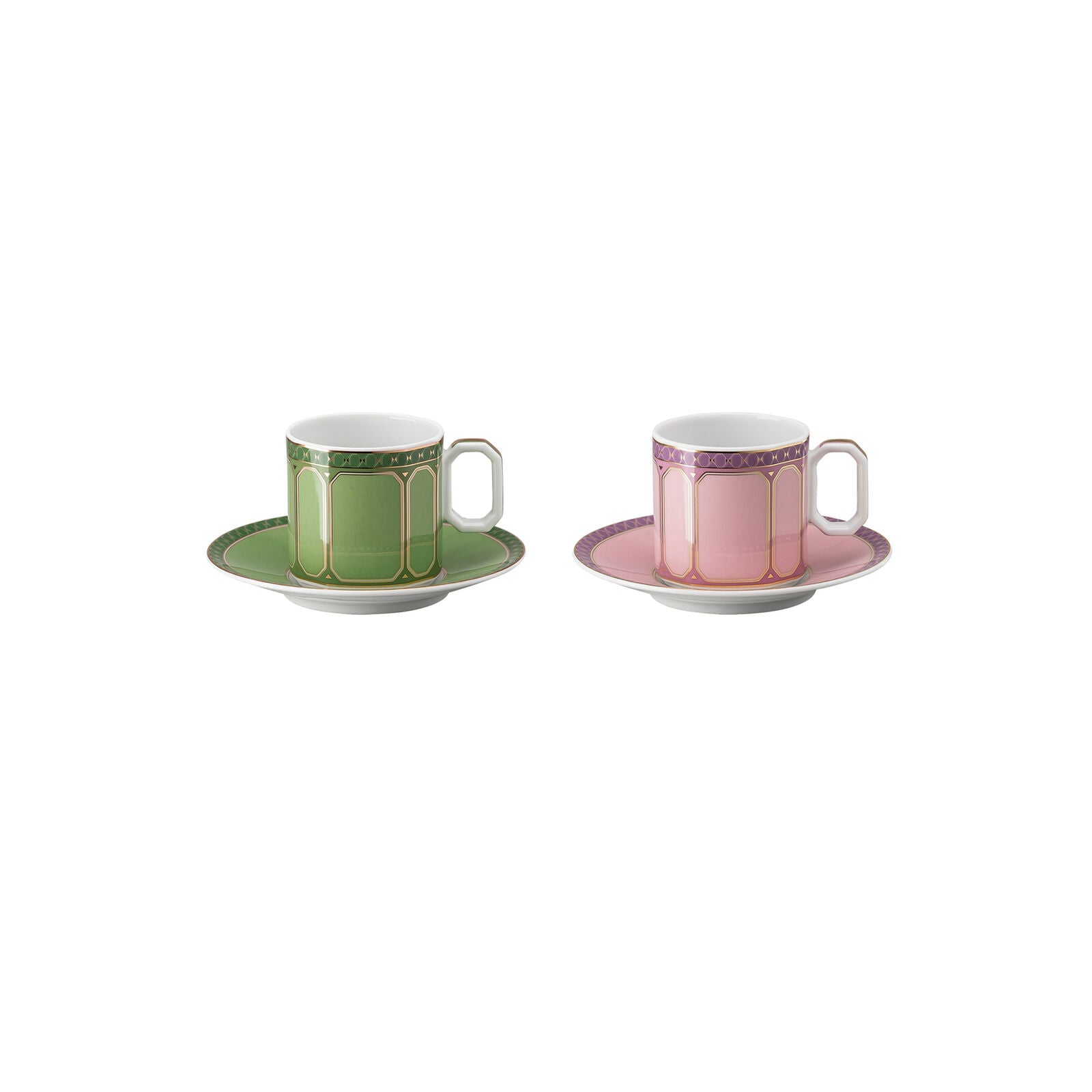 Swarovski x Rosenthal Signum Fern + Rose Espresso cup -Rosenthal