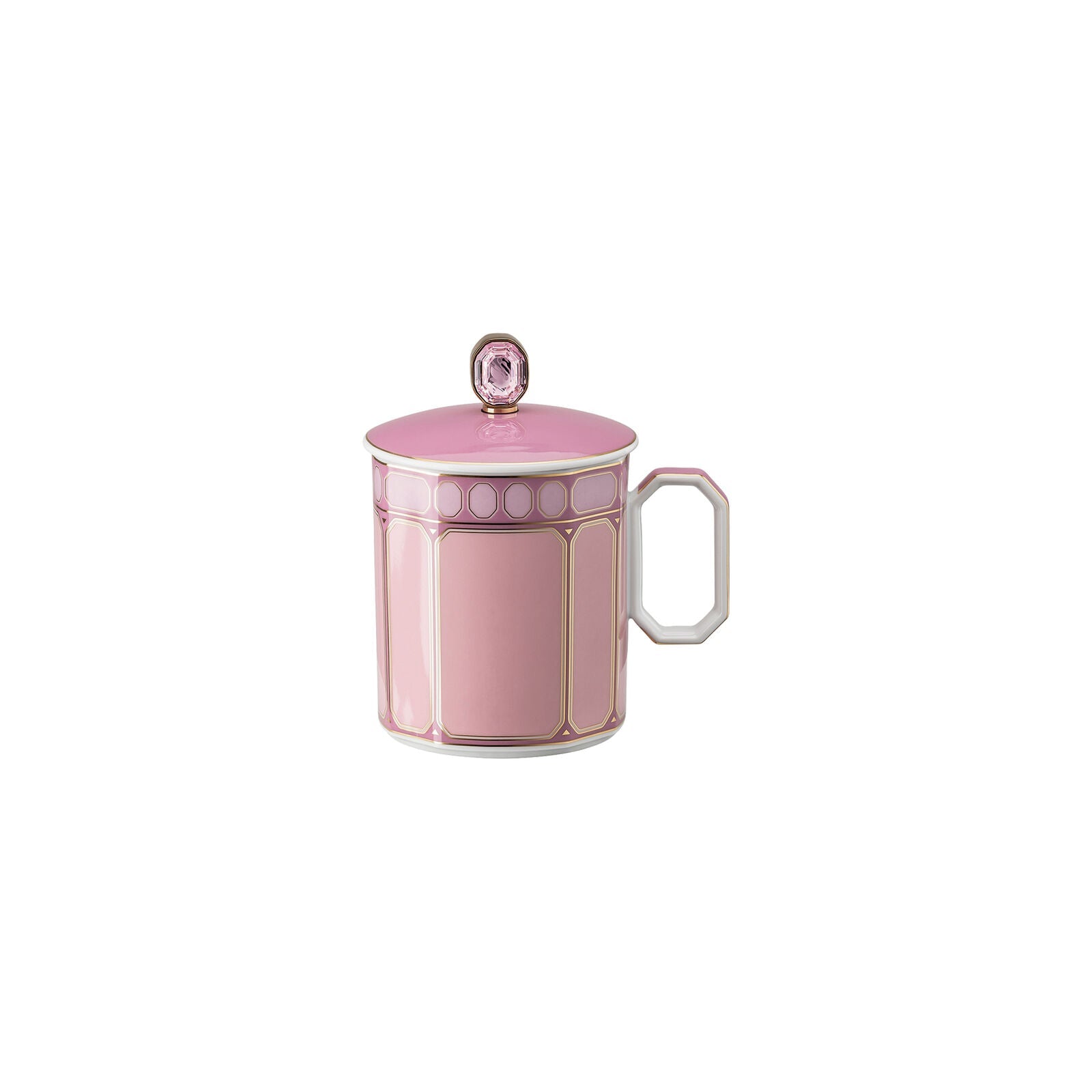 Swarovski x Rosenthal Signum Rose Mug With Lid -Rosenthal