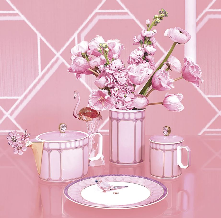 Swarovski x Rosenthal Signum Rose Teapot -Rosenthal