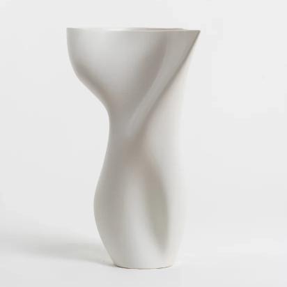 The Core Vase- Pearl White -Claraval