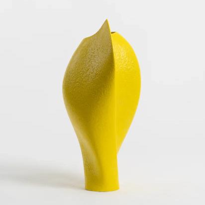 The Promise Vase - Yellow Popcorn -Claraval