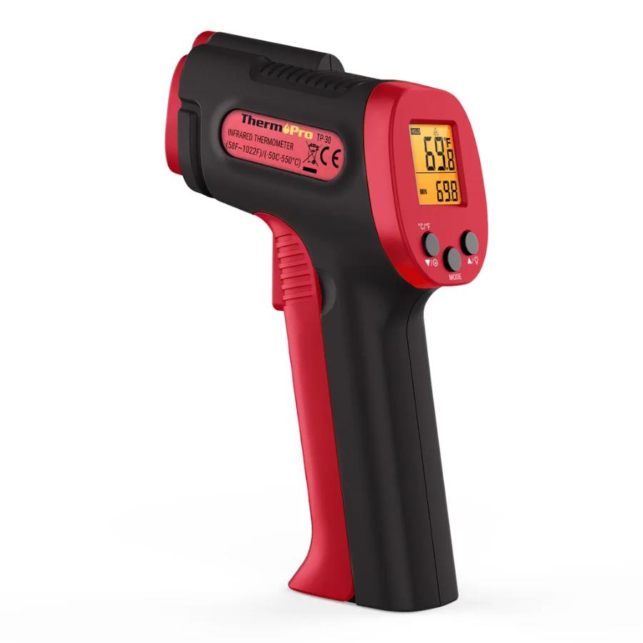 ThermoPro Digital Infrared No-Contact Laser Temperature Thermometer Gun - Red -ThermoPro