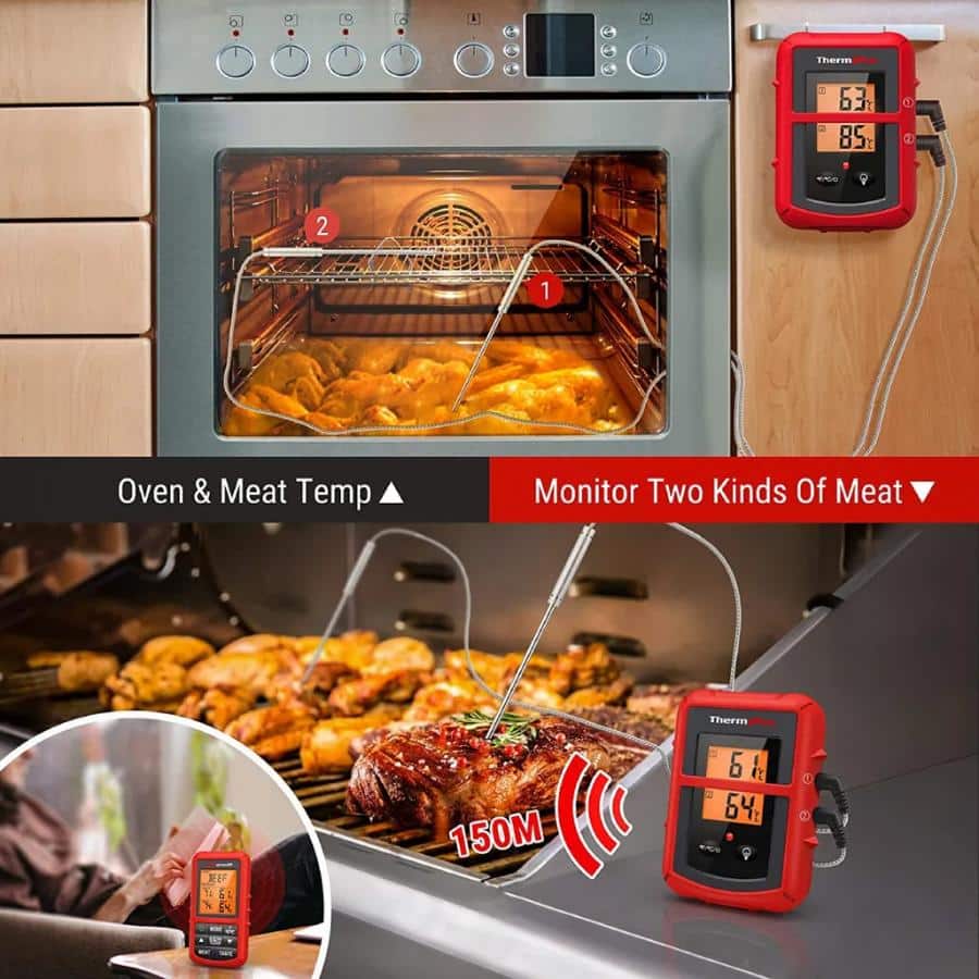 ThermoPro Digital Wireless & BBQ Thermometer -ThermoPro