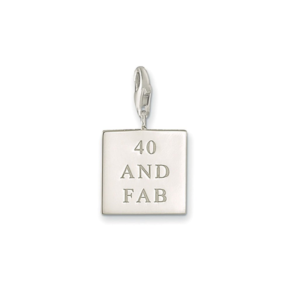 Thomas Sabo Charm Club Charm 40 And Fab Sterling Silver 0078-001-12 -Thomas Sabo
