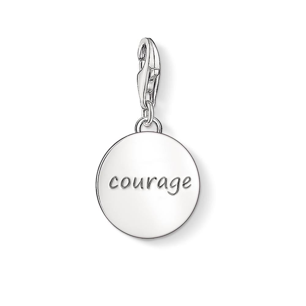 Thomas Sabo Charm Club Charm Courage Sterling Silver 1298-001-12 -Thomas Sabo