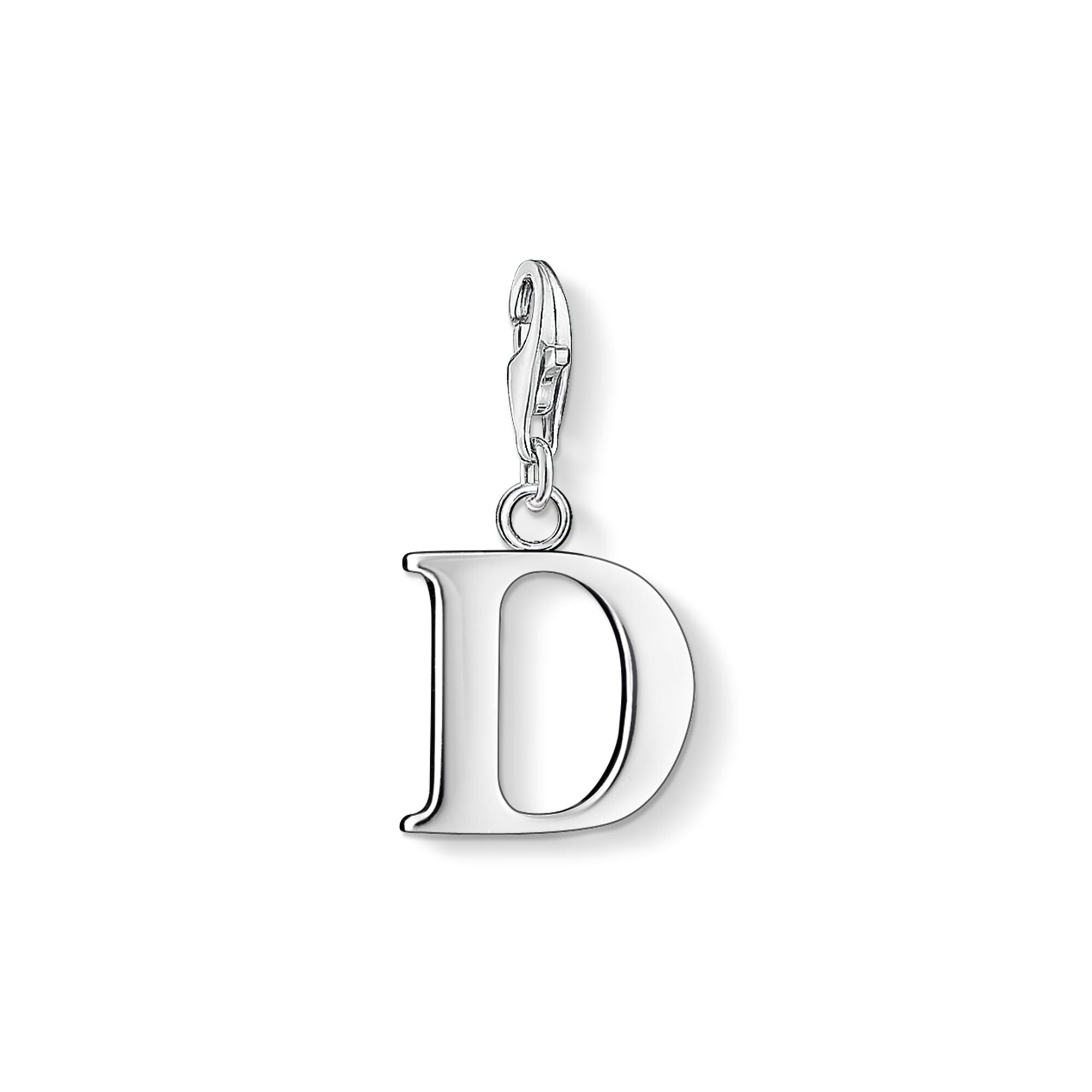 Thomas Sabo Charm Club Charm D Sterling Silver 0178-001-12 -Thomas Sabo