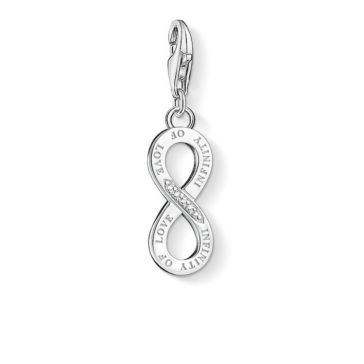 Thomas Sabo Charm Club Charm Infinity Of Love Sterling Silver & Diamond -Thomas Sabo