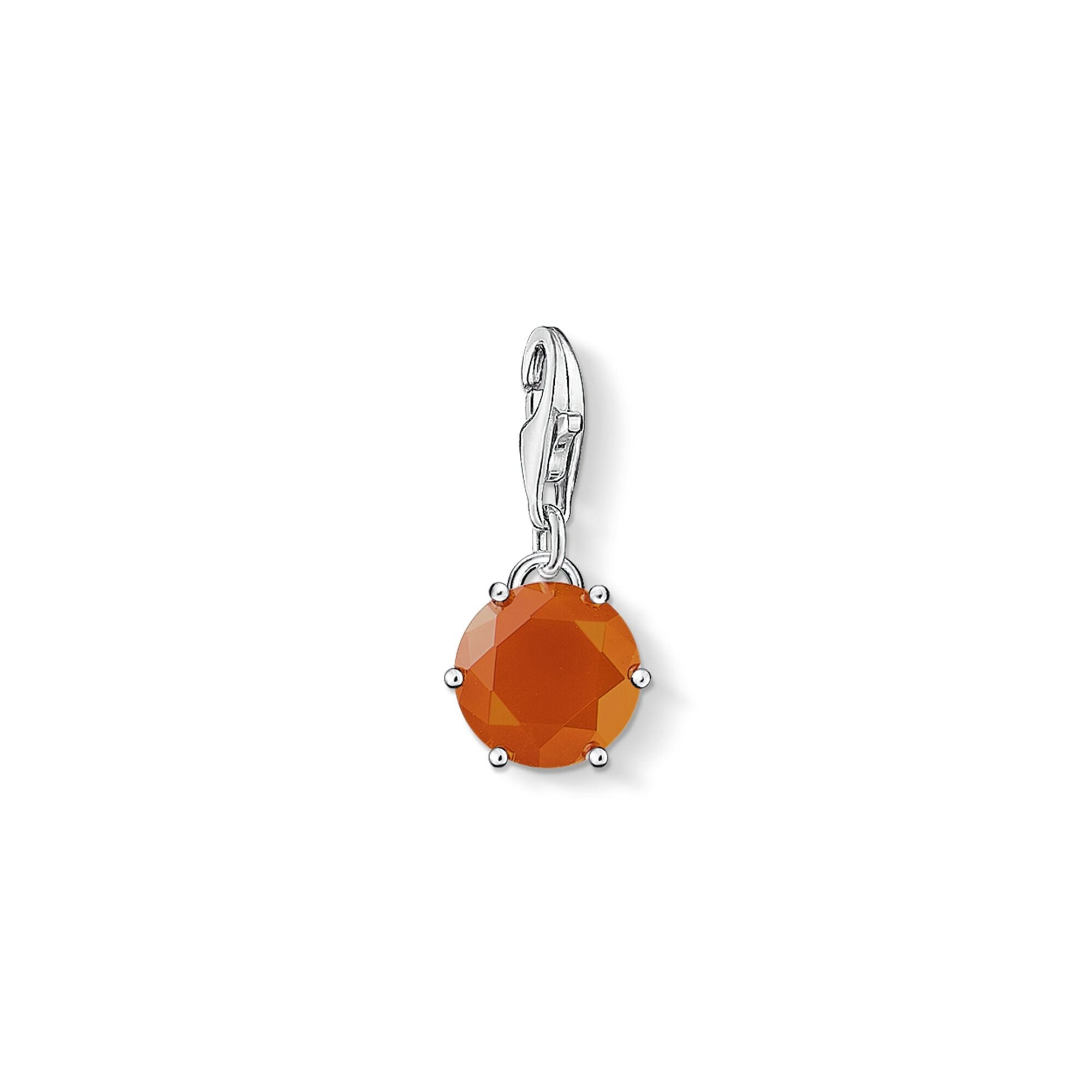 Thomas Sabo Charm Club Charm January Sterling Silver & Stone Red 1254 - Thomas Sabo