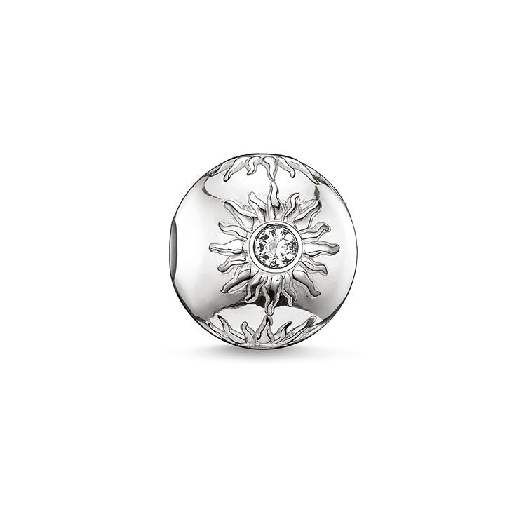 Thomas Sabo Karma Bead Sun Sterling Silver & C.Z. White K0010-051-14 -Thomas Sabo