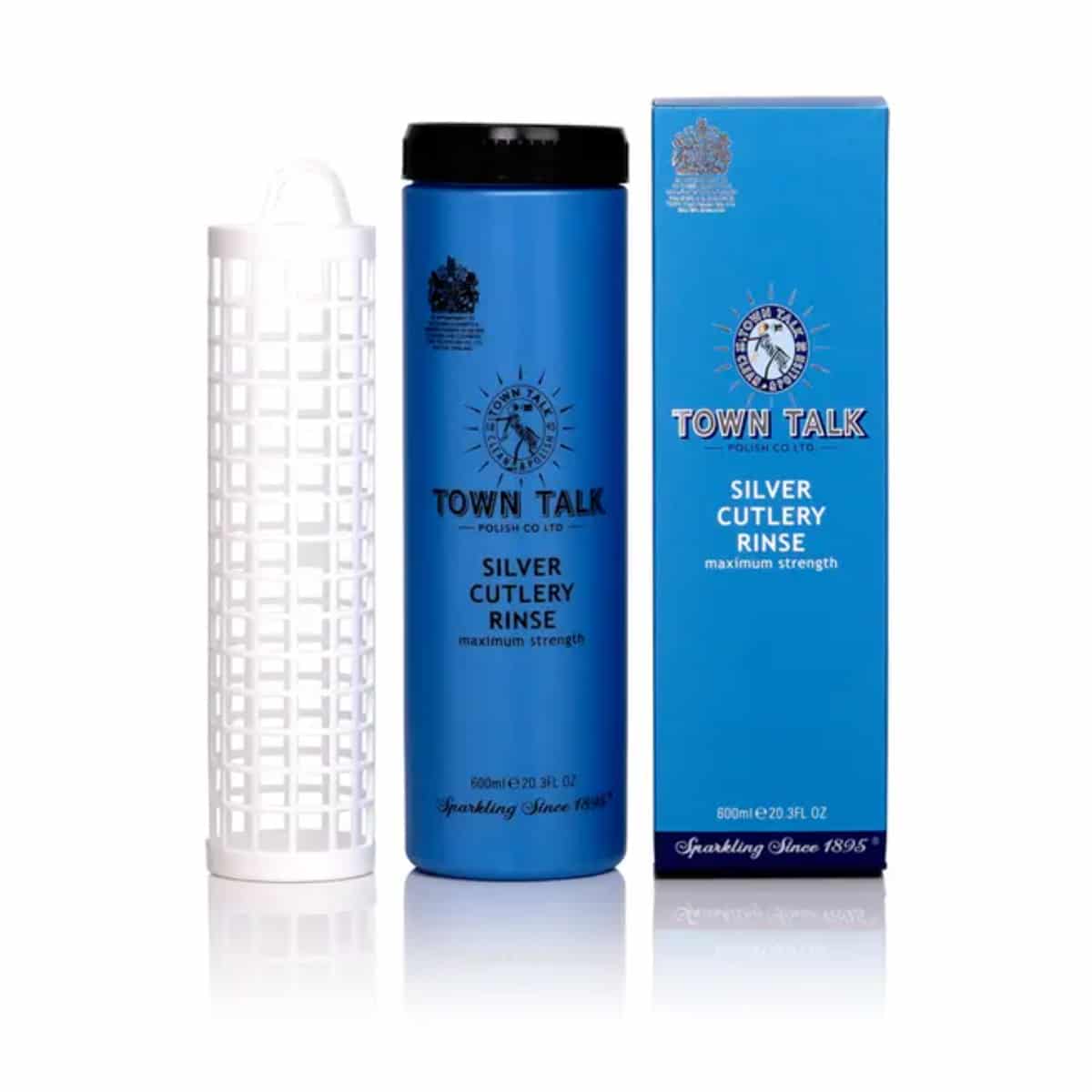 Town Talk Silver Cutlery Rinse 600ml -Town Talk