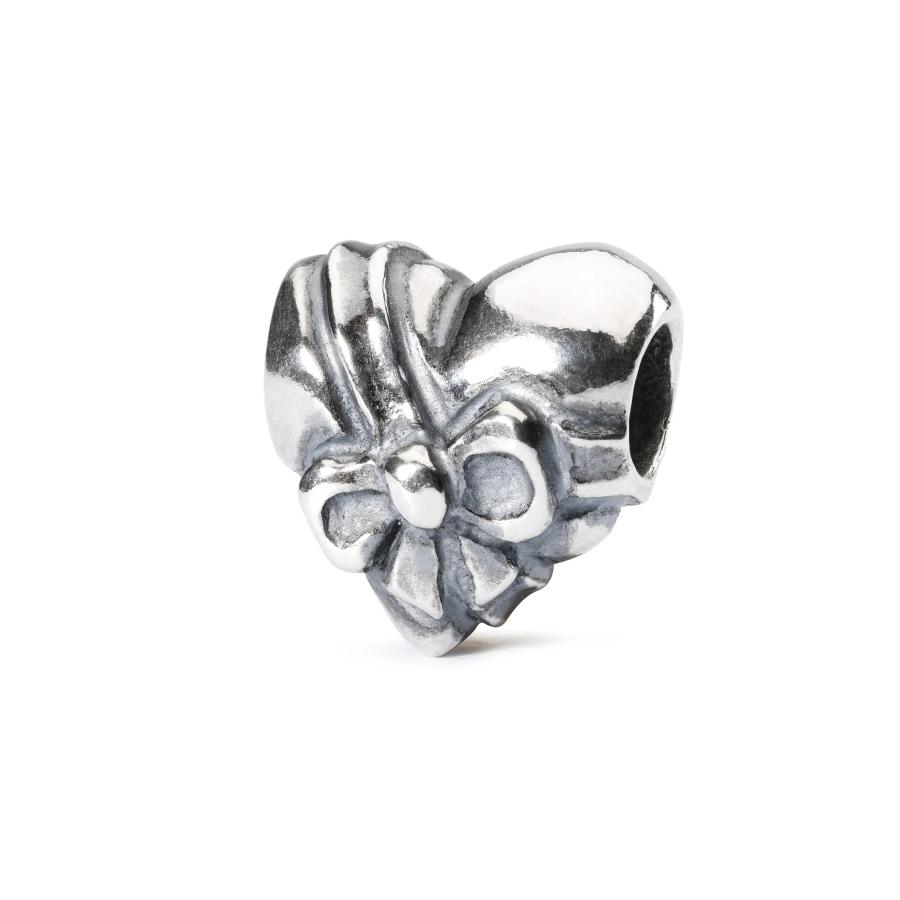 Troll Beads Heart Bow Sterling Silver 1004102012 -Troll Beads
