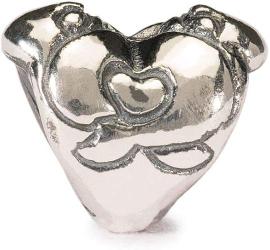 Troll Beads Hugging Hearts Sterling Silver 11157 -Troll Beads