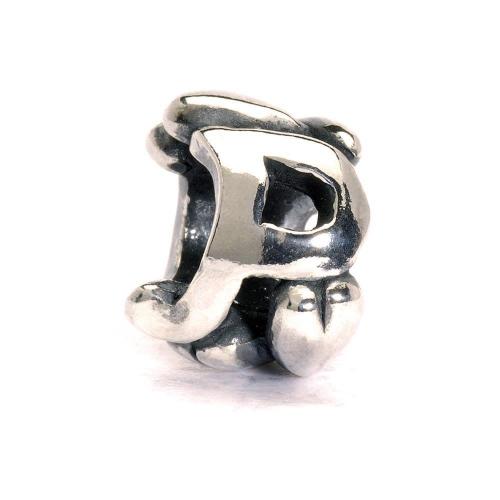 Troll Beads Letter P Sterling Silver 1144P -Troll Beads