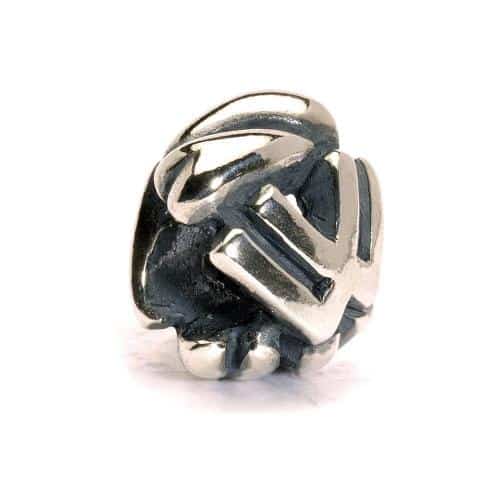 Troll Beads Letter W Sterling Silver 1144W -Troll Beads