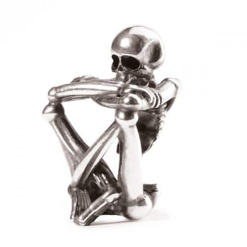 Troll Beads Skeleton Spirit Sterling Silver 11532 -Troll Beads