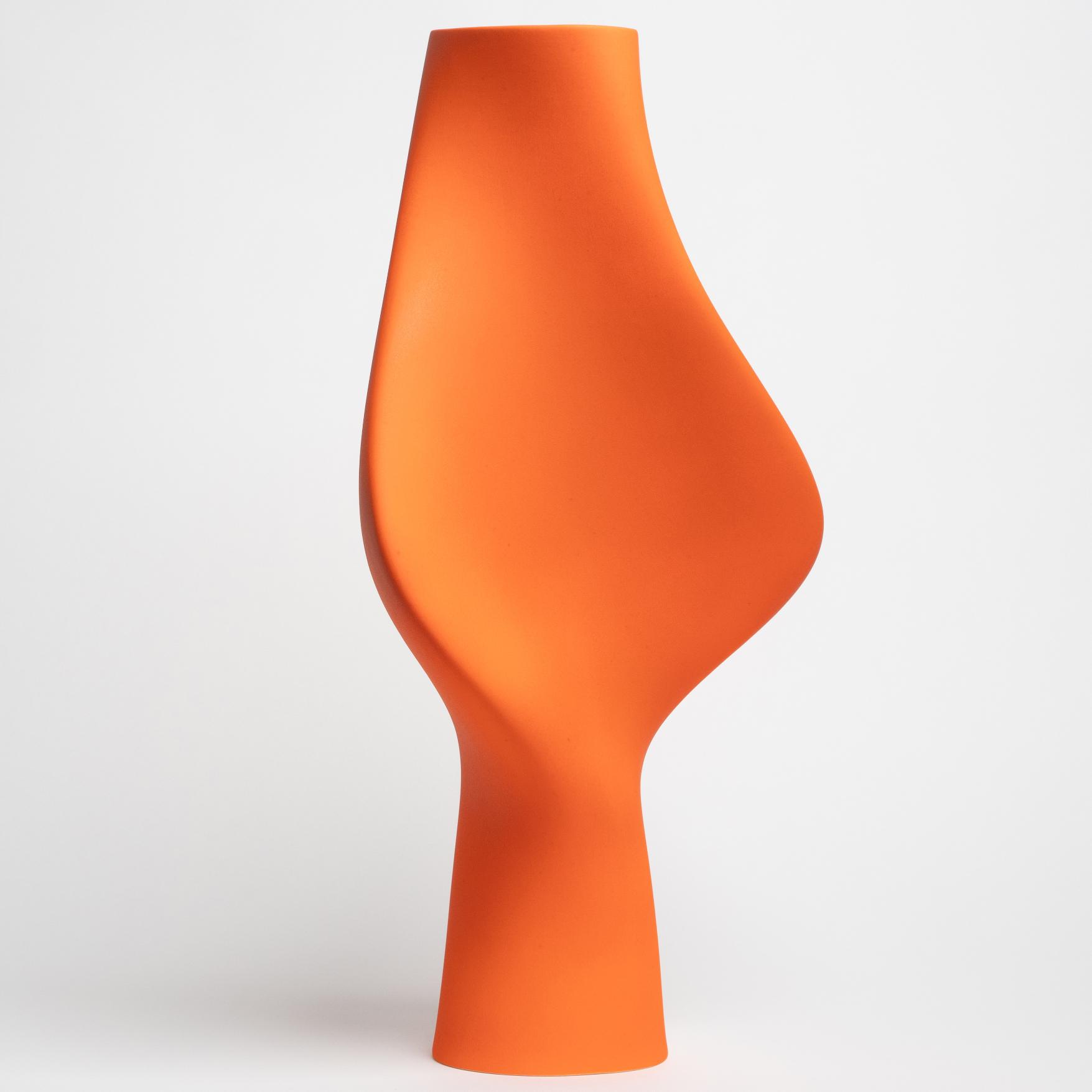 Vase Elegy - Flame Orange -Claraval