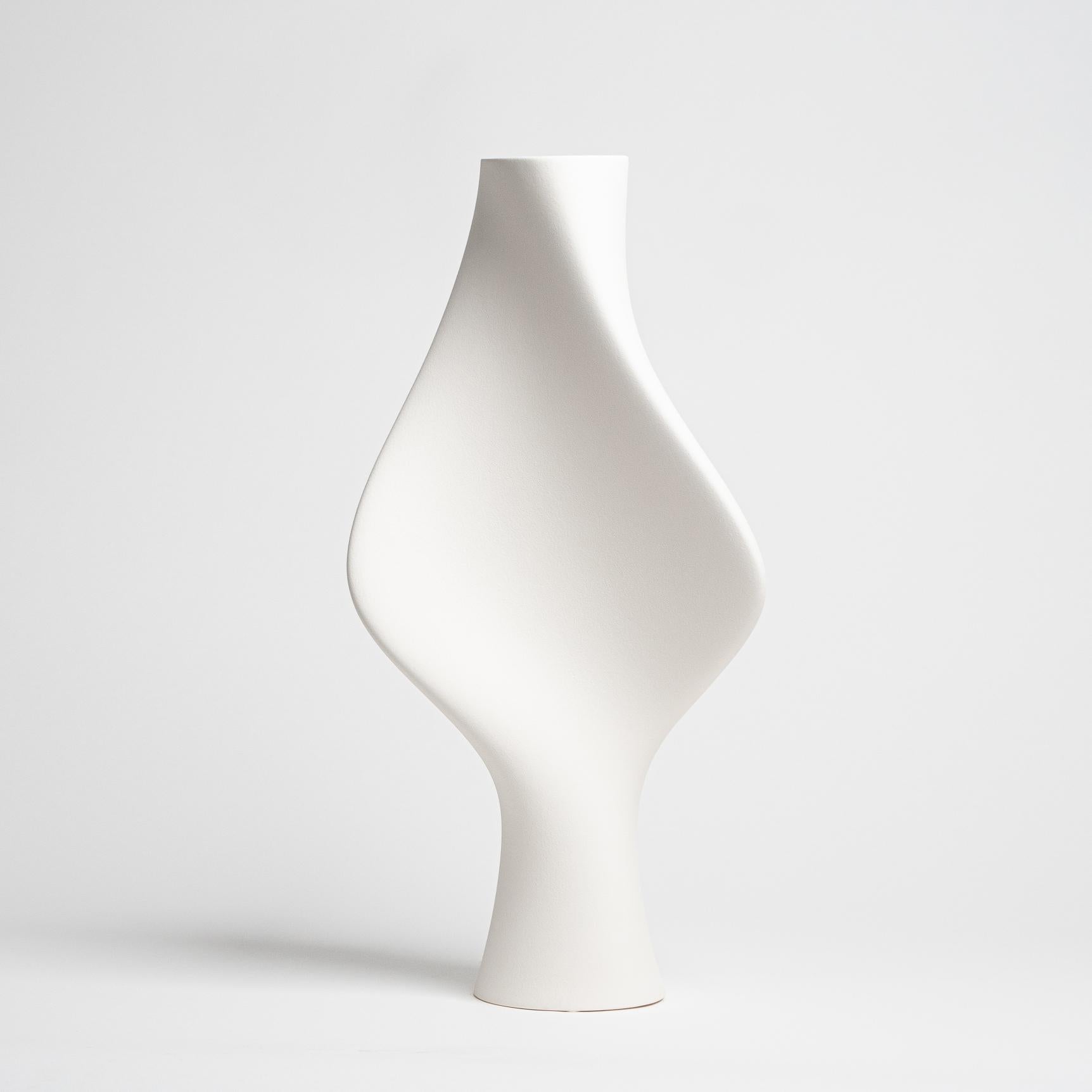 Vase Elegy - Pearl White -Claraval