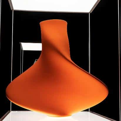 Vase Magnificat - Flame Orange -Claraval