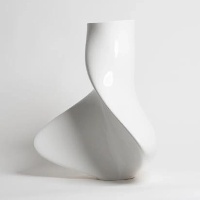 Vase Magnificat - Glacier White -Claraval
