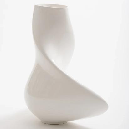 Vase Magnificat - Glacier White -Claraval