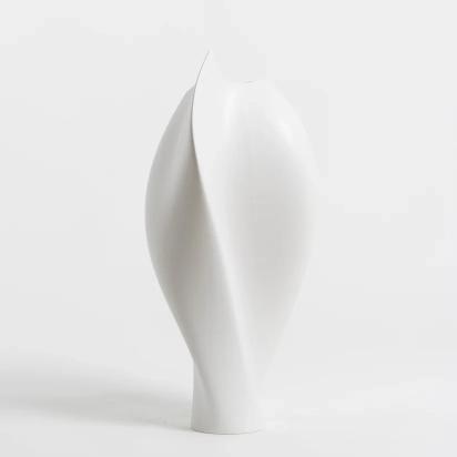 Vase The Promise - Pearl White -Claraval