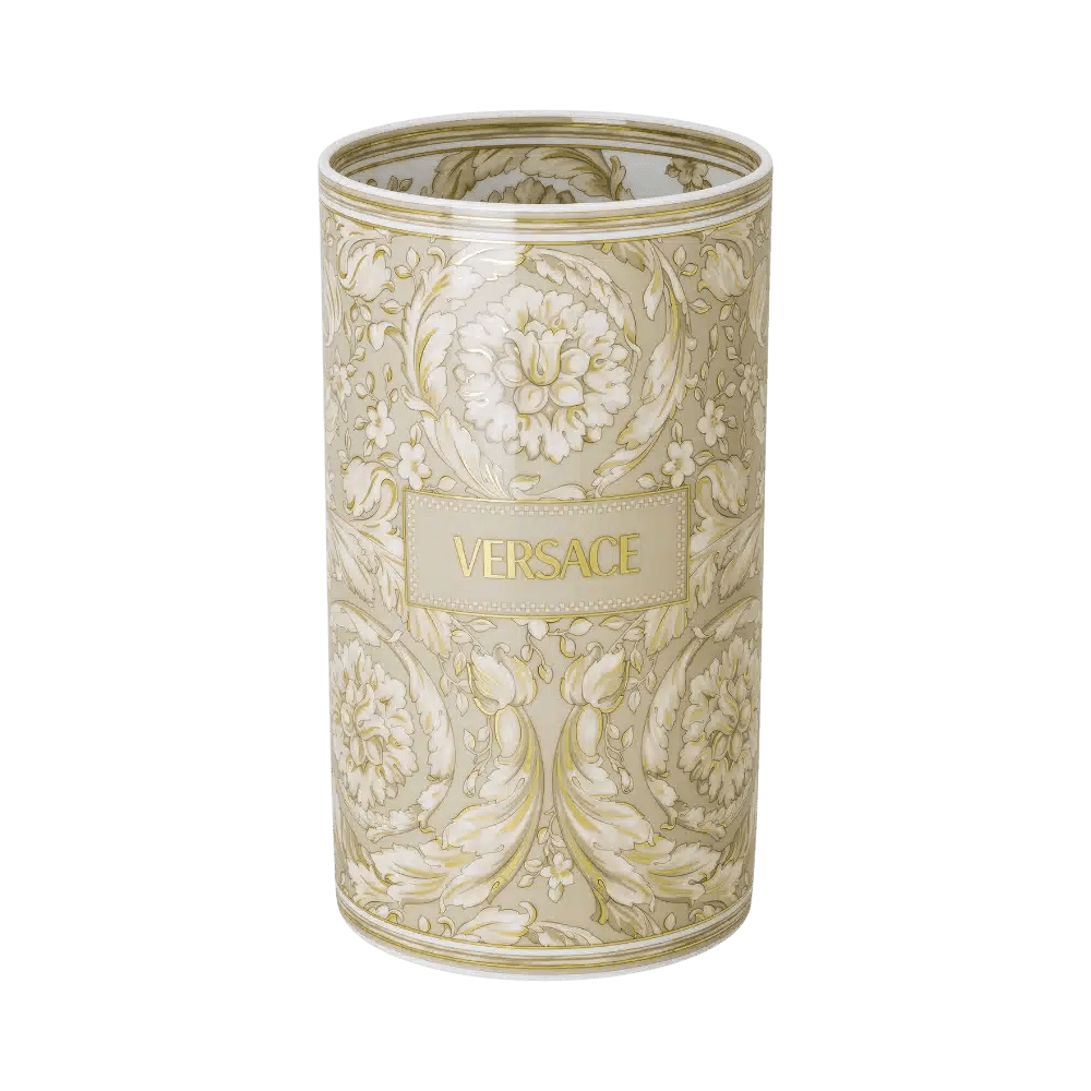 Versace Barocco Beige Vase 30cm -Versace