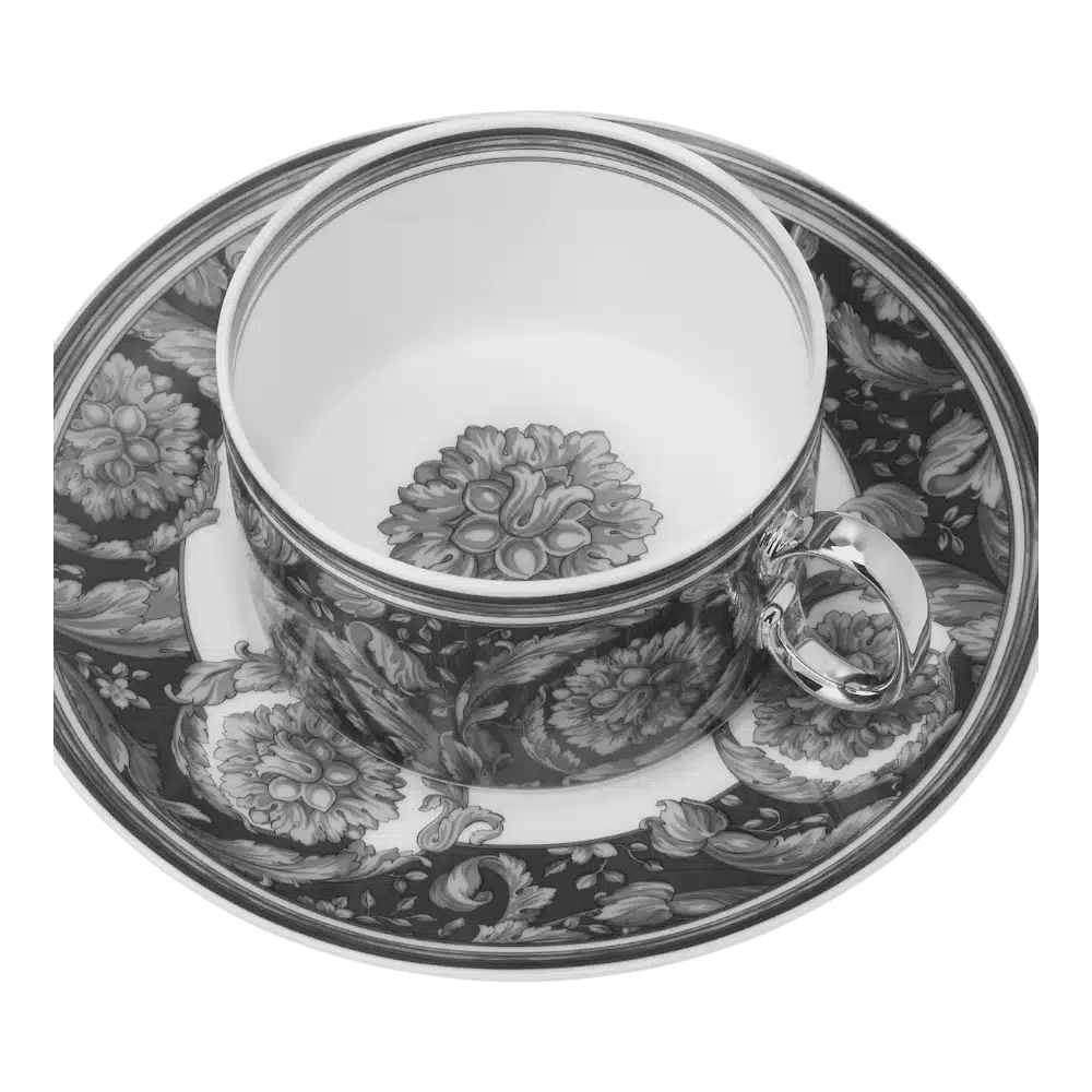 Versace Barocco Haze Tea Cup & Saucer -Versace