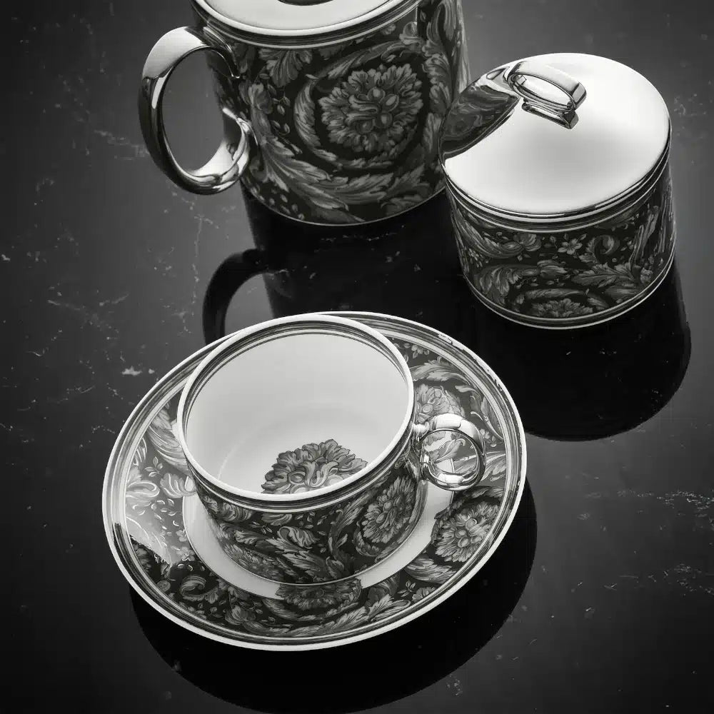 Versace Barocco Haze Tea Cup & Saucer -Versace