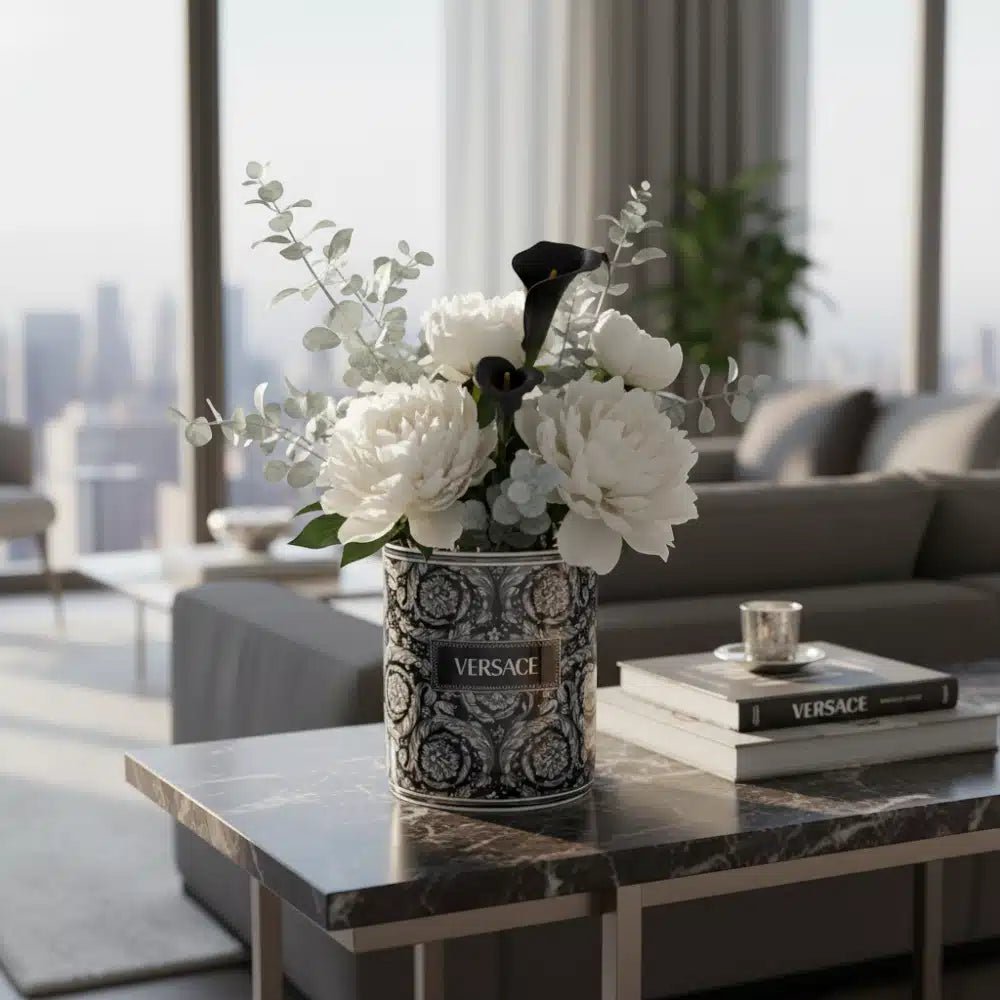 Versace Barocco Haze Vase 18cm -Versace