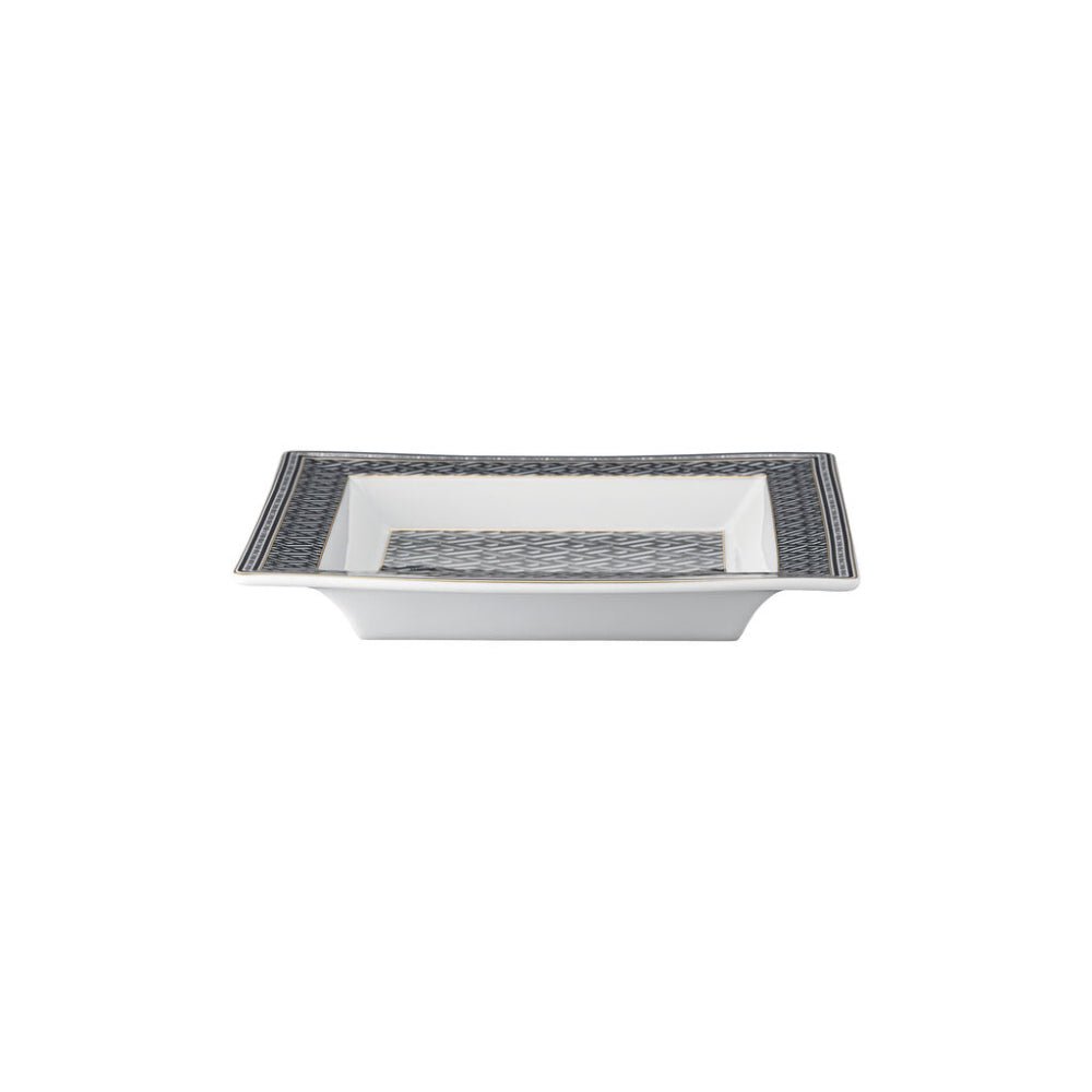 Versace Dish La Greca Signature Black 22cm -Versace