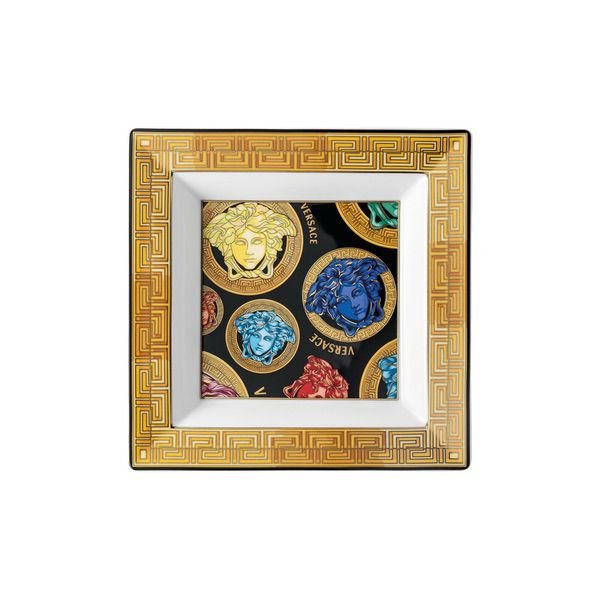 Versace Dish Square Medusa Amplified 22Cm -Versace