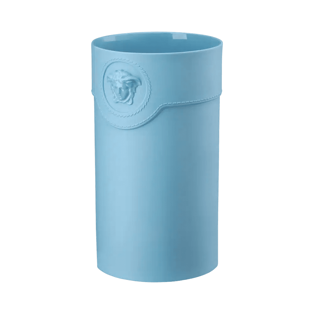 Versace La Medusa Blue Vase 30cm -Versace
