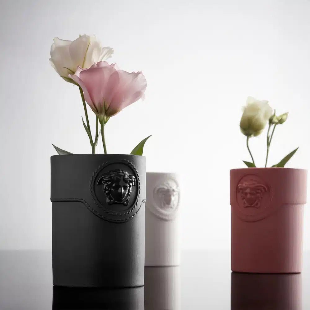 Versace La Medusa Mini Black Vase 10cm -Versace
