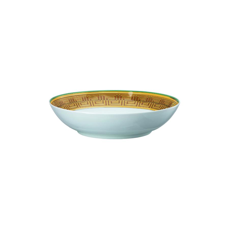 Versace Plate Deep Medusa Amplified Green Coin 22Cm -Versace
