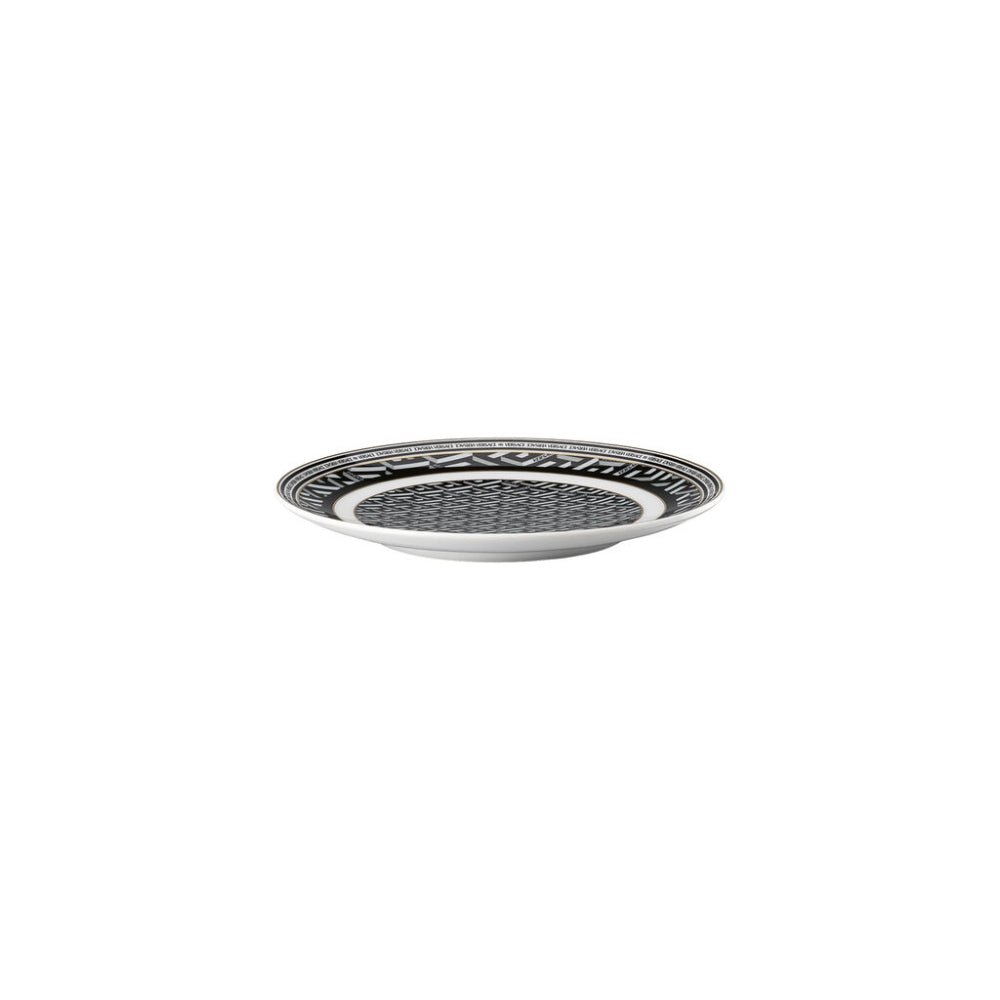 Versace Plate La Greca Signature Black 17cm -Versace